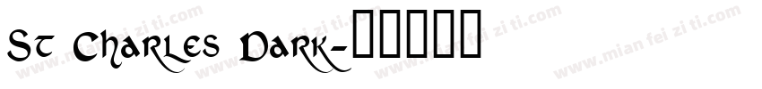 St Charles Dark字体转换